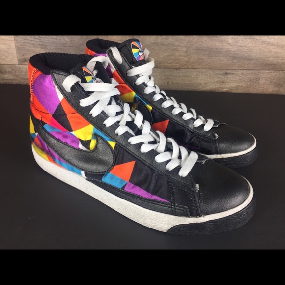 Other - Nike high top multi color size 9